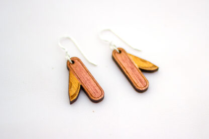 Wooden Pocketknife Earrings