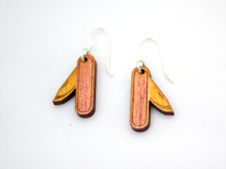 Wooden Pocketknife Earrings